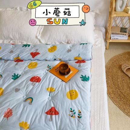 91家纺网 家纺一手货源 找家纺 星期八 2020新款婴儿裸睡级春秋冬被 小蘑菇