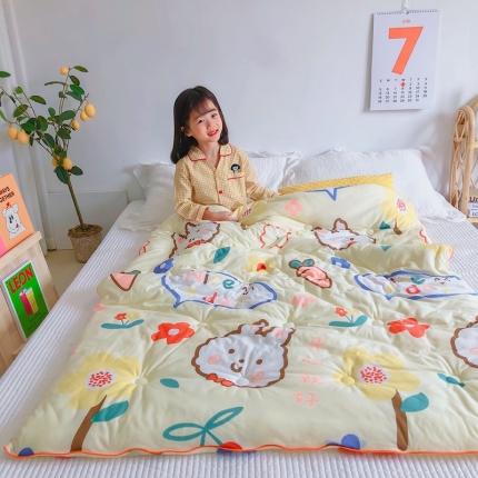 星期八 2020新款婴儿裸睡级春秋冬被 小兔纸