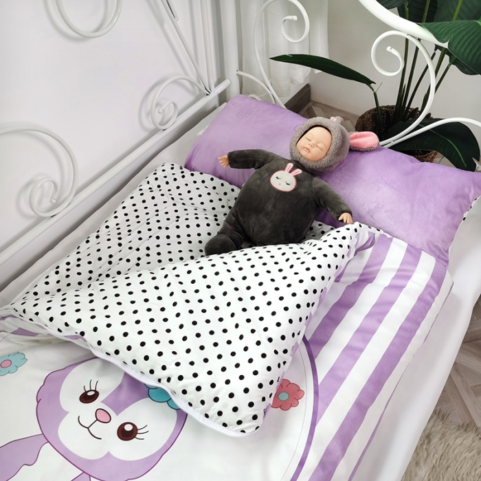 91家纺网 家纺一手货源 找家纺 沁童 2023新款儿童卡通睡袋 可爱兔子