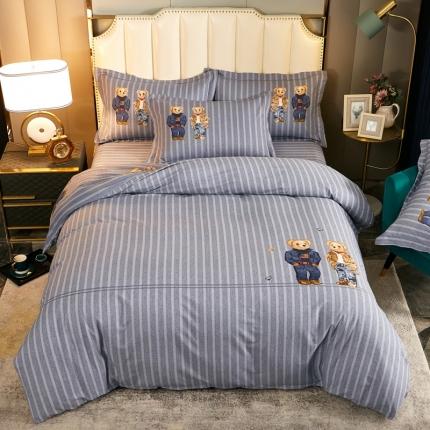 91家纺网 家纺一手货源 找家纺 （总2）雲归梦 2020新款全棉生态磨毛大版四件套