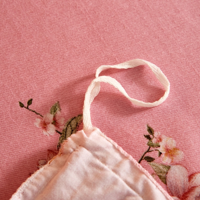 91家纺网 家纺一手货源 找家纺 雲归梦 2020新款全棉生态磨毛大版四件套 荷塘月色-橙