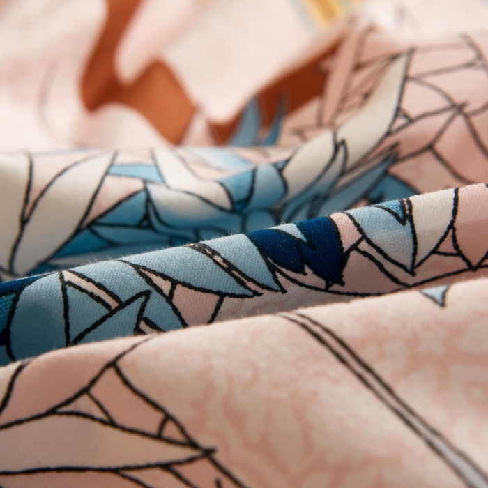 91家纺网 家纺一手货源 找家纺 雲归梦 2020新款全棉生态磨毛大版四件套 梦兰亭