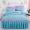91家纺网 家纺一手货源 找家纺 艾裙海 2025新款床裙款半夹棉四件套 粉拼蓝