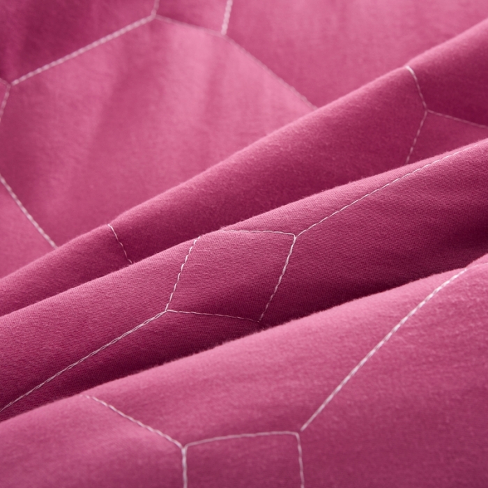 91家纺网 家纺一手货源 找家纺 艾裙海 2025新款床裙款半夹棉四件套 玫拼豆沙