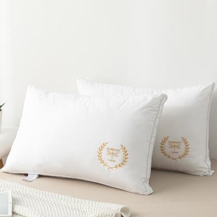 91家纺网 家纺一手货源 找家纺 仁宇枕业 2020新款双边绣花小蜻蜓枕芯