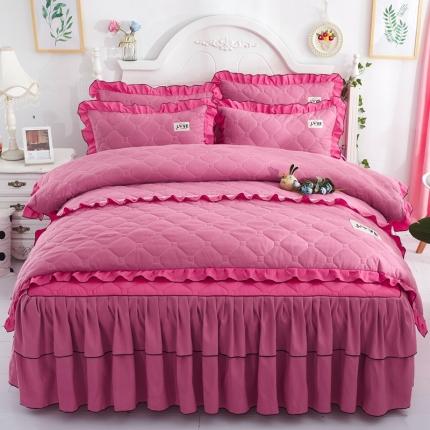 91家纺网 家纺一手货源 找家纺 （总）艾裙海 2025新款床裙款全夹棉四件套