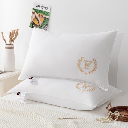 91家纺网 家纺一手货源 找家纺 （总）仁宇枕业 2020新款特价简约款动物绣花枕芯