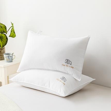 91家纺网 家纺一手货源 找家纺 （总）仁宇枕业 2020新款特价简约款动物绣花枕芯