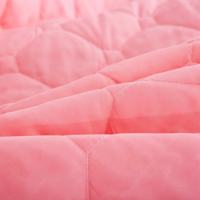 91家纺网 家纺一手货源 找家纺 艾裙海 2025新款床裙款全夹棉四件套 湖蓝拼玉