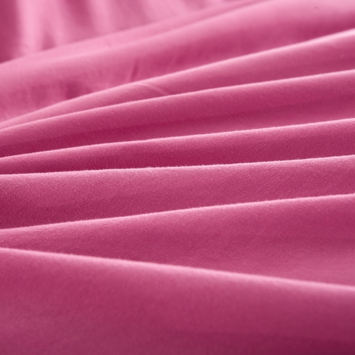 91家纺网 家纺一手货源 找家纺 艾裙海 2025新款床裙款全夹棉四件套 玫拼豆沙