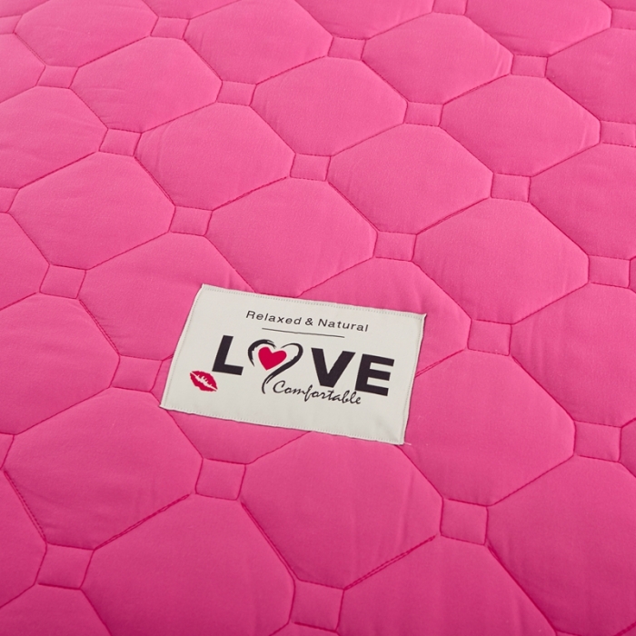 91家纺网 家纺一手货源 找家纺 艾裙海 2025新款床裙款全夹棉四件套 玫拼豆沙