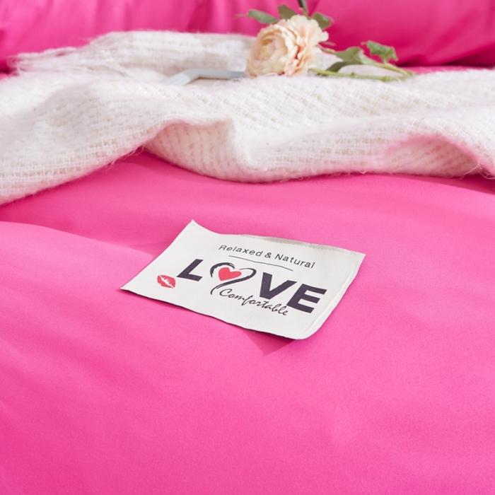 91家纺网 家纺一手货源 找家纺 艾裙海 2025新款纯色磨毛夹棉单床裙 粉拼玫