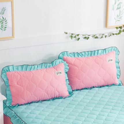 91家纺网 家纺一手货源 找家纺 （总）艾裙海 2025新款纯色磨毛夹棉单枕套一对