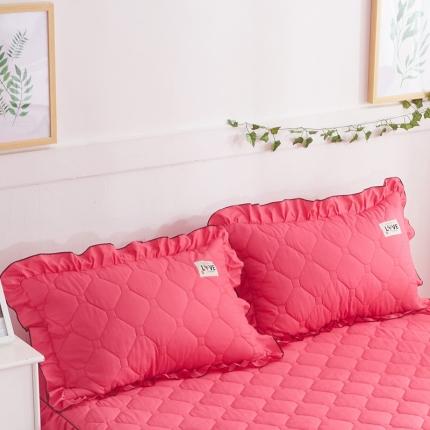 91家纺网 家纺一手货源 找家纺 （总）艾裙海 2025新款纯色磨毛夹棉单枕套一对