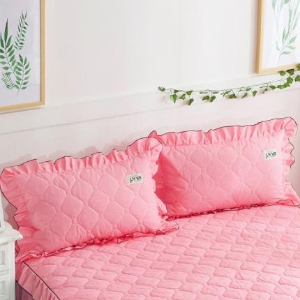 91家纺网 家纺一手货源 找家纺 （总）艾裙海 2025新款纯色磨毛夹棉单枕套一对