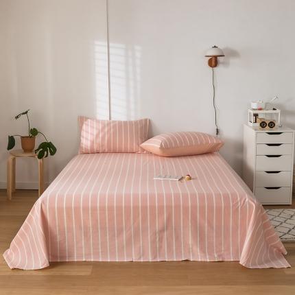 91家纺网 家纺一手货源 找家纺 （总）蓝巢 2020新款全棉色织水洗棉单床单