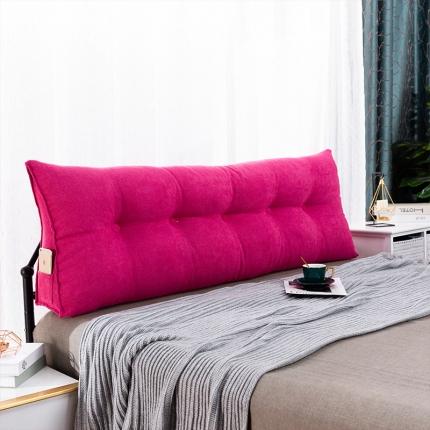 91家纺网 家纺一手货源 找家纺 直销一件代发2020新款韩国绒榻榻米三角床头靠垫大靠背靠枕床