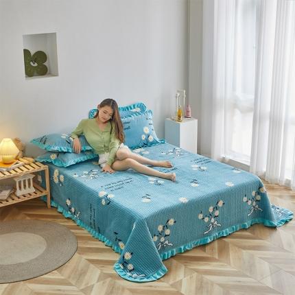 91家纺网 家纺一手货源 找家纺 （总）温宁家纺 水晶绒水洗棉床盖