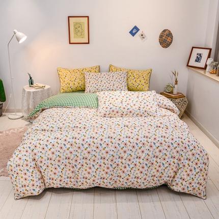 91家纺网 家纺一手货源 找家纺 佰亿莱 2024新款全棉13372印花四件套 元素