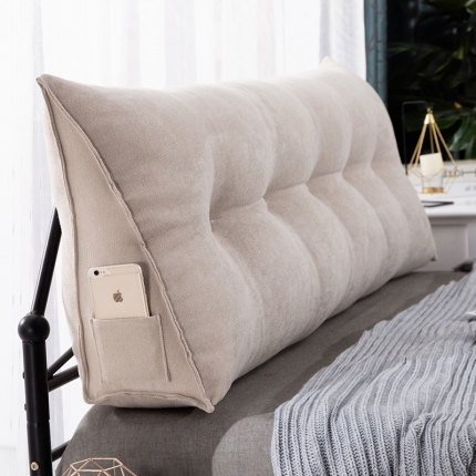 厂家直销一件代发 2020新款韩国绒床头靠垫大靠背床上靠枕