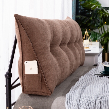 厂家直销2020新款床头靠垫床上三角大靠背榻榻米床头可拆洗