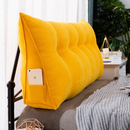 厂家直销2020新款床头靠垫床上三角大靠背榻榻米床头可拆洗