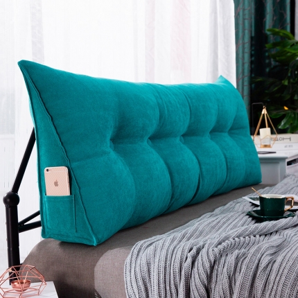 厂家直销2020新款床头靠垫床上三角大靠背榻榻米床头可拆洗