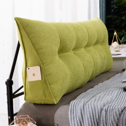 厂家直销2020新款床头靠垫床上三角大靠背榻榻米床头可拆洗