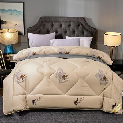 91家纺网 家纺一手货源 找家纺 （总）拉菲伯爵爵 2020新款平纹欧式驼毛被