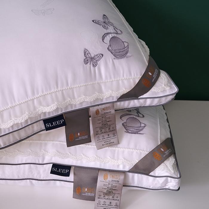 91家纺网 家纺一手货源 找家纺 （总）赛格时代家居  枕芯  蚕蛹蛋白亲肤羽丝绒枕