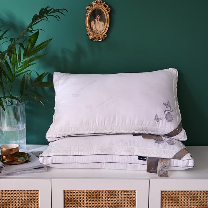 91家纺网 家纺一手货源 找家纺 （总）赛格时代家居  枕芯  蚕蛹蛋白亲肤羽丝绒枕