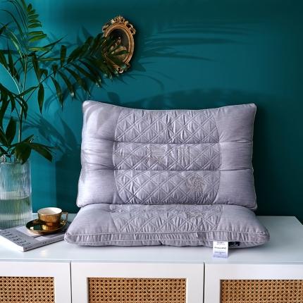 赛格时代家居  枕芯 淳朴绣花定型舒适枕