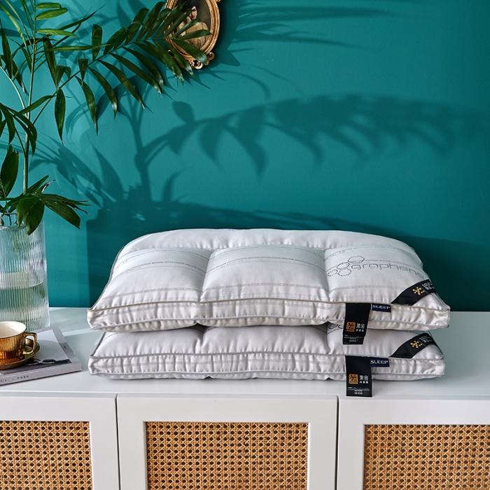 91家纺网 家纺一手货源 找家纺 （总）赛格时代家居   枕芯 石墨烯区位定型羽丝绒枕