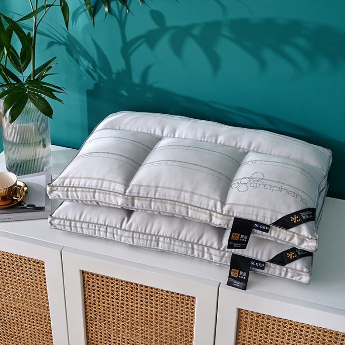 91家纺网 家纺一手货源 找家纺 （总）赛格时代家居   枕芯 石墨烯区位定型羽丝绒枕