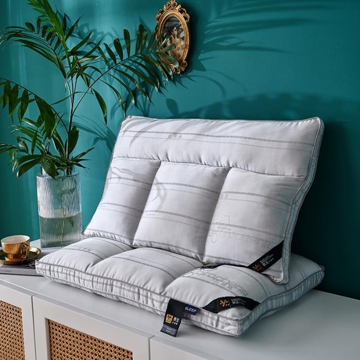 91家纺网 家纺一手货源 找家纺 （总）赛格时代家居   枕芯 石墨烯区位定型羽丝绒枕