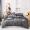 91家纺网 家纺一手货源 找家纺 优宜家 2023新款磨毛双拼四件套 深灰+浅灰