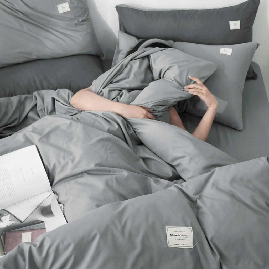 91家纺网 家纺一手货源 找家纺 优宜家 2023新款磨毛双拼四件套 银灰