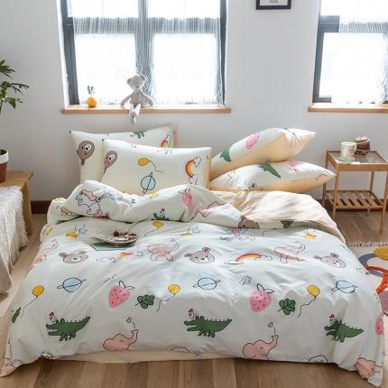 91家纺网 家纺一手货源 找家纺 （总）琪格格 2020年7月小清新四件套总汇