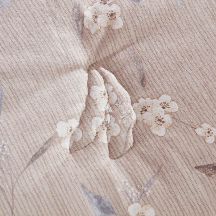 91家纺网 家纺一手货源 找家纺 啊雅家居 2025新款富贵绒大豆纤维羽丝绒被冬被立体边美人菊