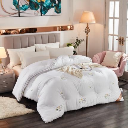 91家纺网 家纺一手货源 找家纺 （总）啊雅家居 2025新款抗菌大豆纤维羽丝绒被冬被