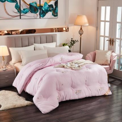 91家纺网 家纺一手货源 找家纺 （总）啊雅家居 2025新款抗菌大豆纤维羽丝绒被冬被