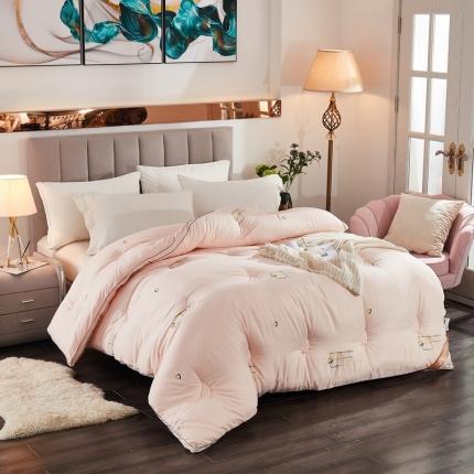 91家纺网 家纺一手货源 找家纺 （总）啊雅家居 2025新款抗菌大豆纤维羽丝绒被冬被