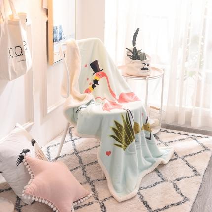 91家纺网 家纺一手货源 找家纺 （总）茗婷家纺 2025款羊羔绒双层加厚保暖儿童毛毯云毯供外贸跨境亚马逊TRMU