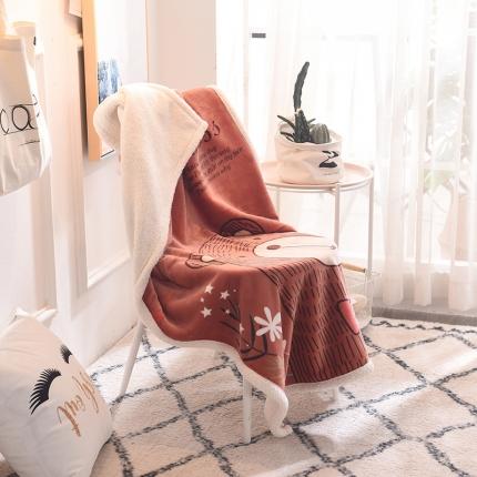 91家纺网 家纺一手货源 找家纺 （总）茗婷家纺 2025款羊羔绒双层加厚保暖儿童毛毯云毯供外贸跨境亚马逊TRMU