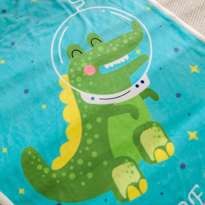 91家纺网 家纺一手货源 找家纺 茗婷家纺 2025款羊羔绒双层加厚保暖儿童毛毯云毯供外贸跨境亚马逊TRMU 鳄鱼