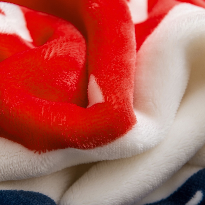 91家纺网 家纺一手货源 找家纺 茗婷家纺 2025款羊羔绒双层加厚保暖儿童毛毯云毯供外贸跨境亚马逊TRMU 企鹅豆沙