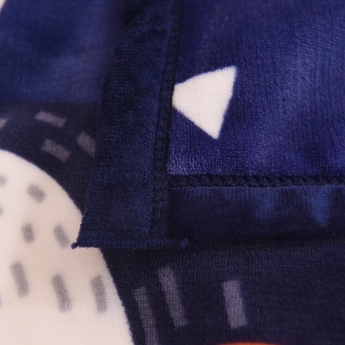 91家纺网 家纺一手货源 找家纺 茗婷家纺 2025新款双层定位童毯 可爱小白熊