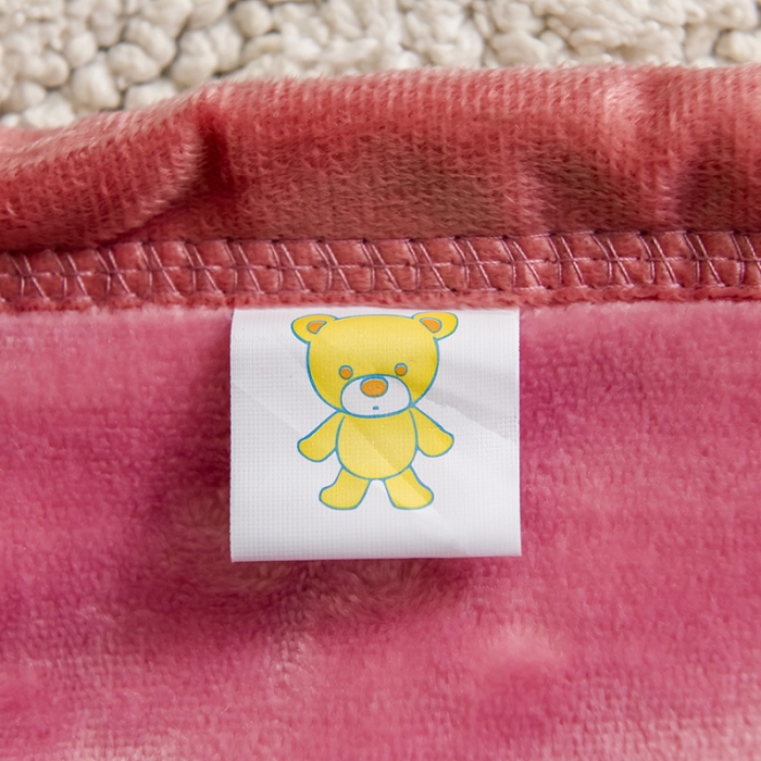 91家纺网 家纺一手货源 找家纺 茗婷家纺 2025新款双层定位童毯 企鹅豆沙