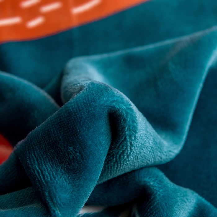 91家纺网 家纺一手货源 找家纺 茗婷家纺 2025新款双层定位童毯 熊宝贝