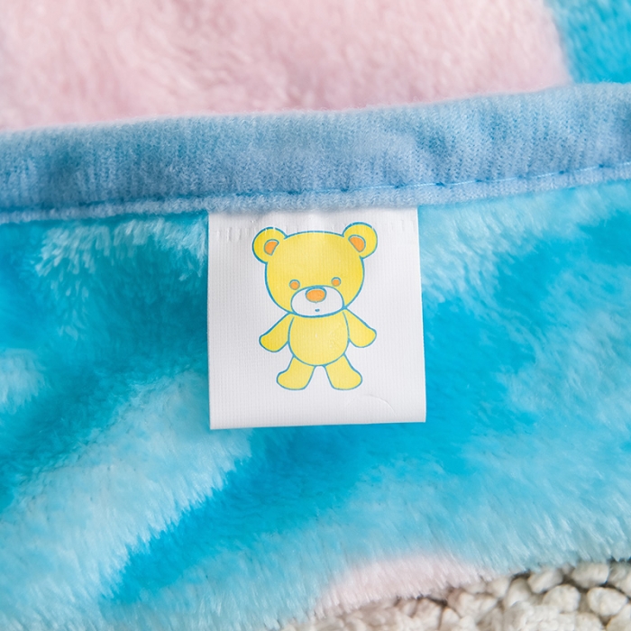 91家纺网 家纺一手货源 找家纺 茗婷家纺 2025新款单层定位童毯 彩虹马